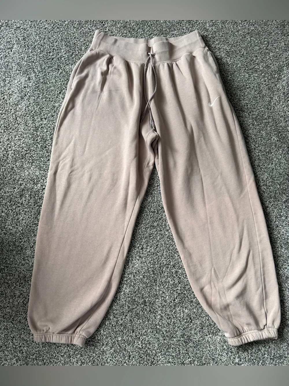 Nike Pink Tan Fleece Joggers